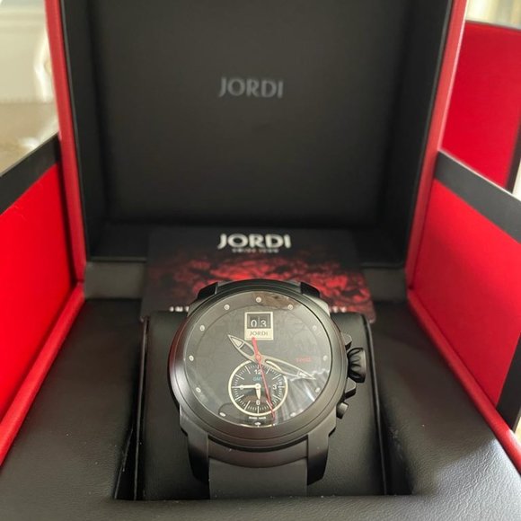 Michel Jordi Mega Icon Magic Black 300.09.001.01 Black Dial Quartz Men's Watch‎️ - Picture 2 of 14